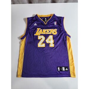 Los Angeles Lakers Kobe Bryant #24 Adidas Jersey Youth Sz Large 14/16 Preowned